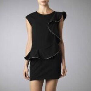 Ted Baker Neuva Zip Trim Dress in black